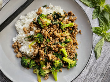 PORK + BASIL STIR FRY (PAD KRA PAO)